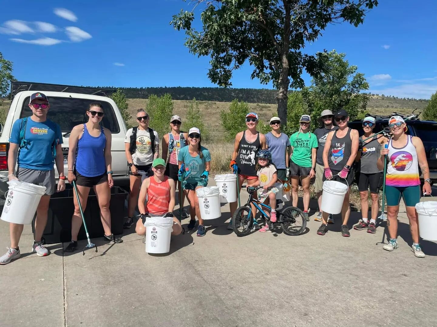 Lots of micro trash and &quot;thank you&quot; at this morning's cleanup event. It was great to support a local trail running group for their event today. Seeing runners give back to the trails and being a part of it is always an awesome feeling. ✌🏼?