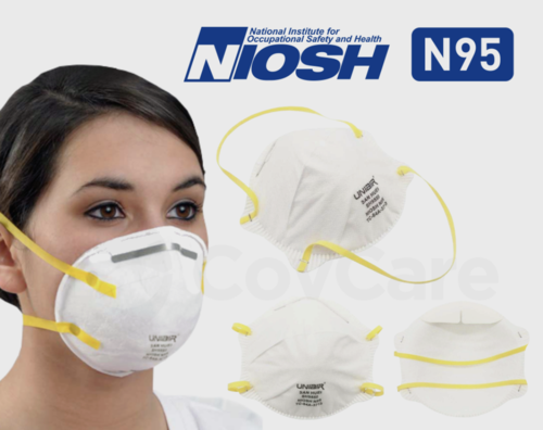 N95 Respirator Mask - Facemask to Prevent Coronavirus - NIOSH Certified N95 Respirator Masks