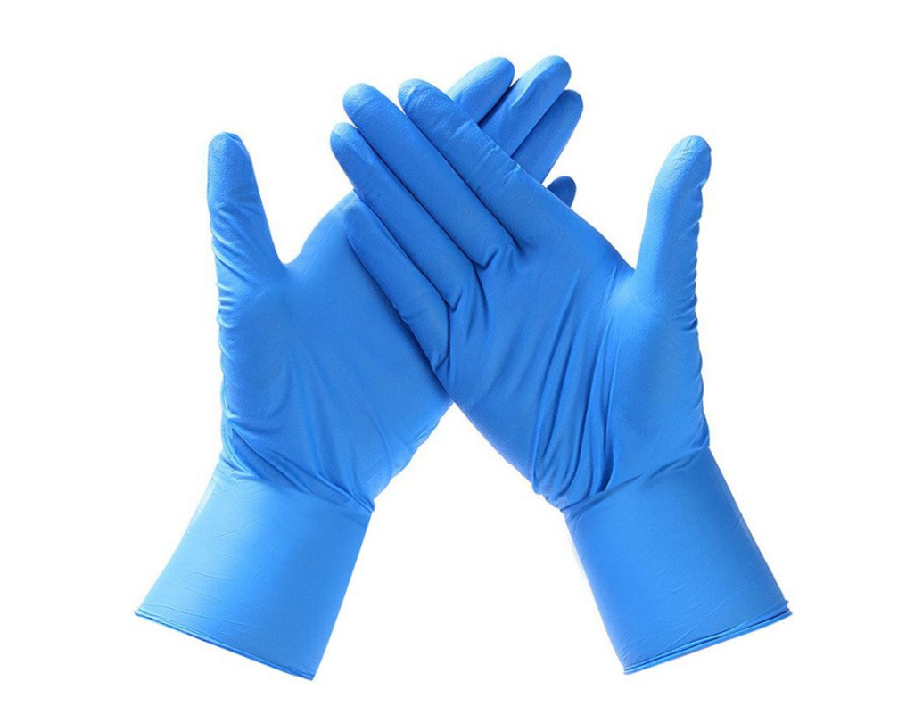 Nitrile Blue Examination Gloves As Low As: $0.10/glove