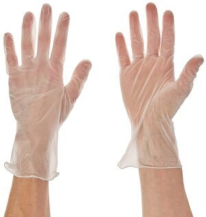 Clear Vinyl Gloves   As Low As:    $0.07/glove