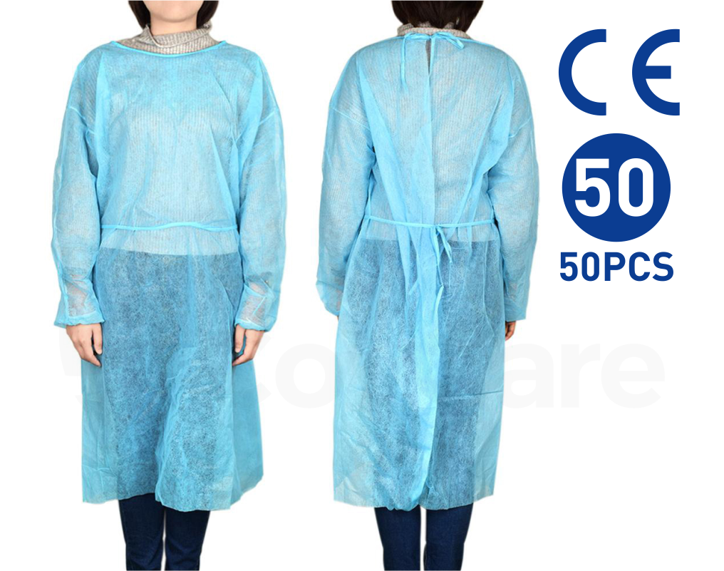 Disposable Isolation Gowns Disposable Medical Gowns Disposable PPE Gowns AAMI Level 1