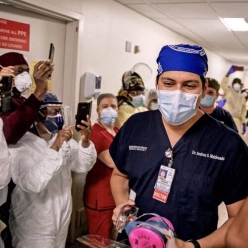 CovCare Donated 40,000 Mask to the Hard Hit Montefiore Medical Center in The Bronx, New York.