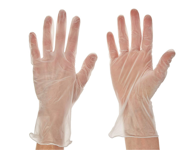 Clear Vinyl Gloves As Low As: $0.09/glove