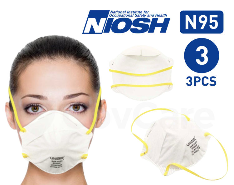 [Pack of 3] NIOSH Approved N95 Masks Buy NIOSH N95 Mask Online