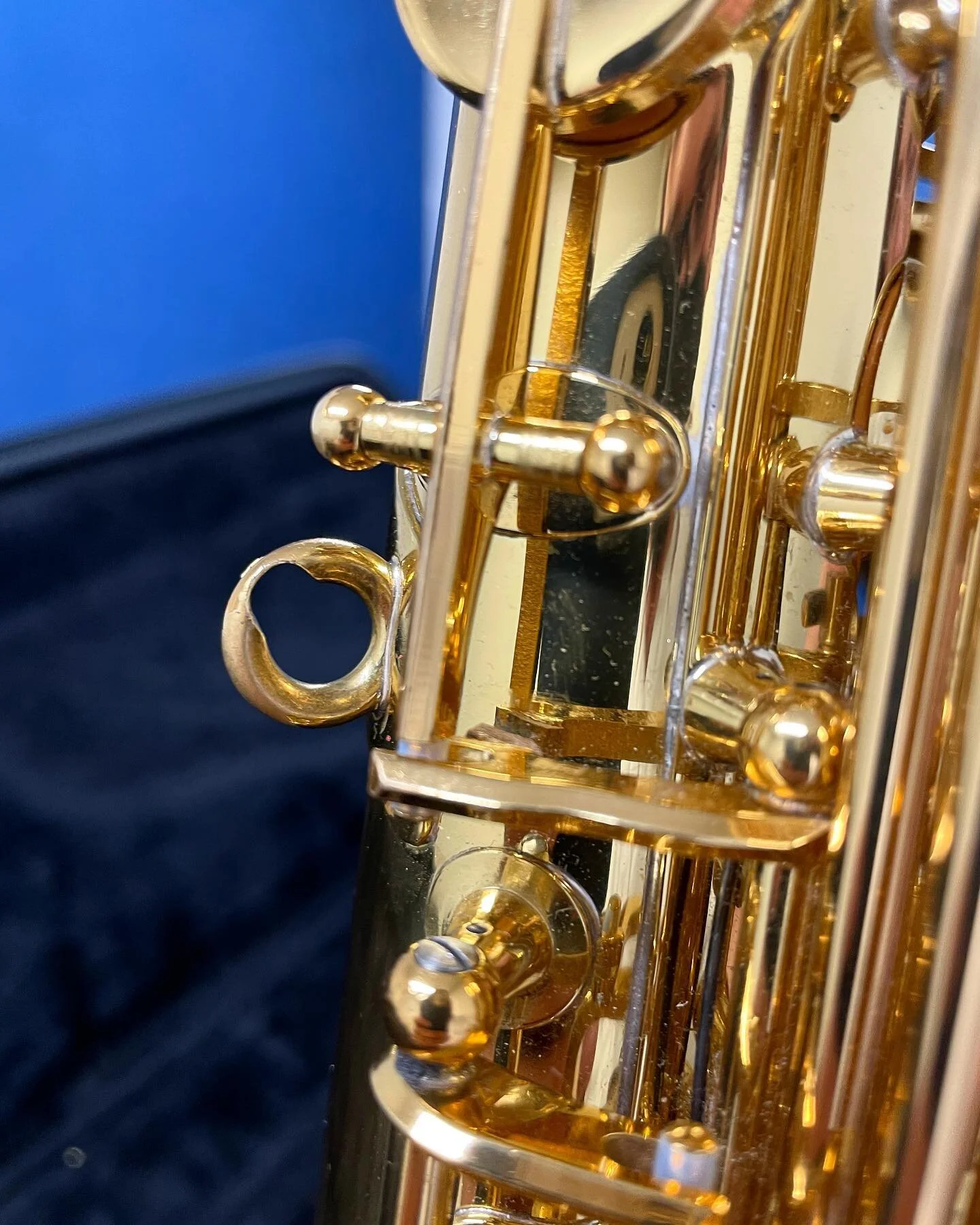 Pretty scary.. I pushed it a little too far before getting it fixed. Swipe to see the fixed loop. 
Only one of the many issues that needed fixed. 

My horn plays SO much better than before. It legitimately feels like a different horn. It&rsquo;s a ma