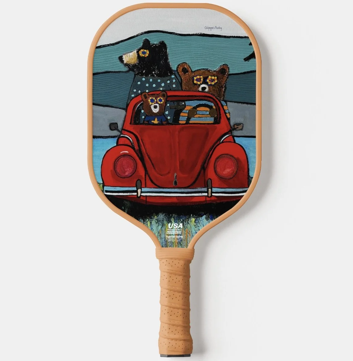 No GPS Needed - Artist Designed Pickleball Paddle