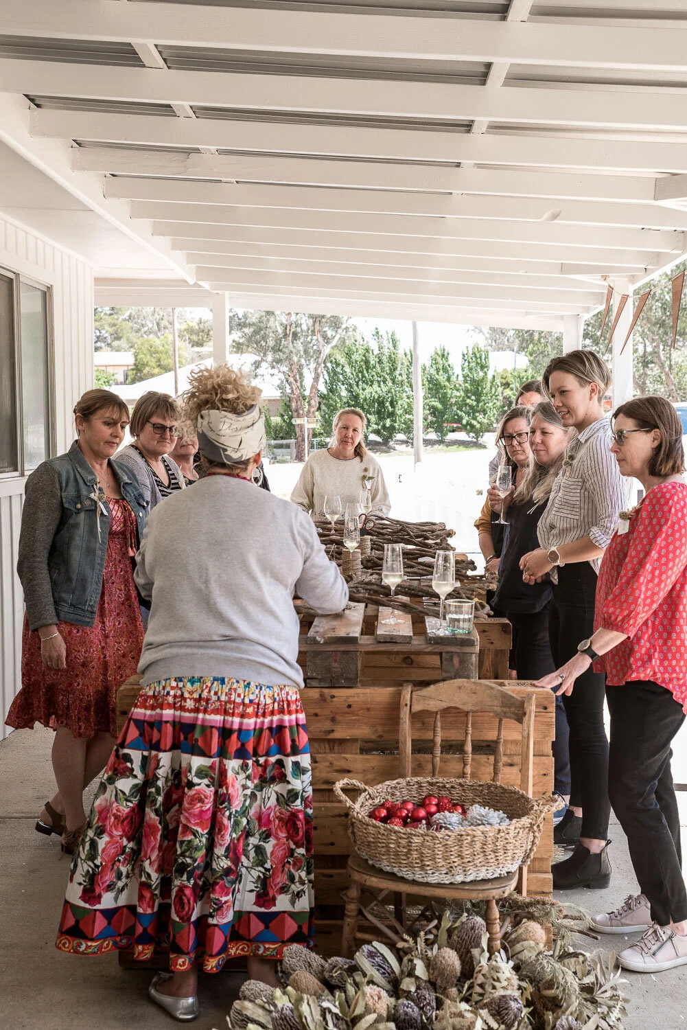 Wreath Workshop Hold Cottage