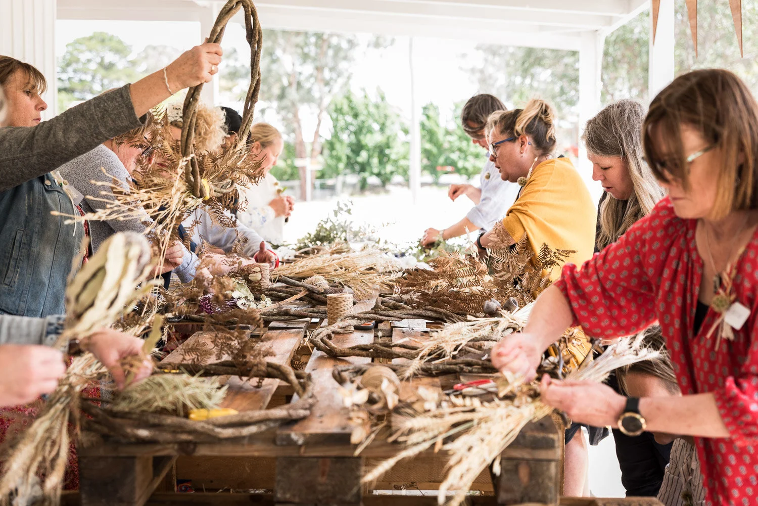 Wreath Workshop Hold Cottage