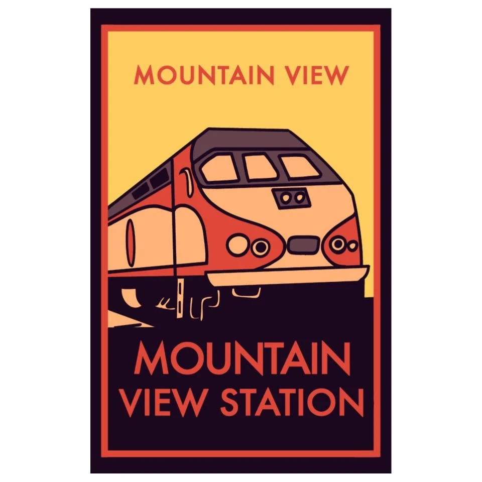 POSTER- CALTRAIN STATION MV