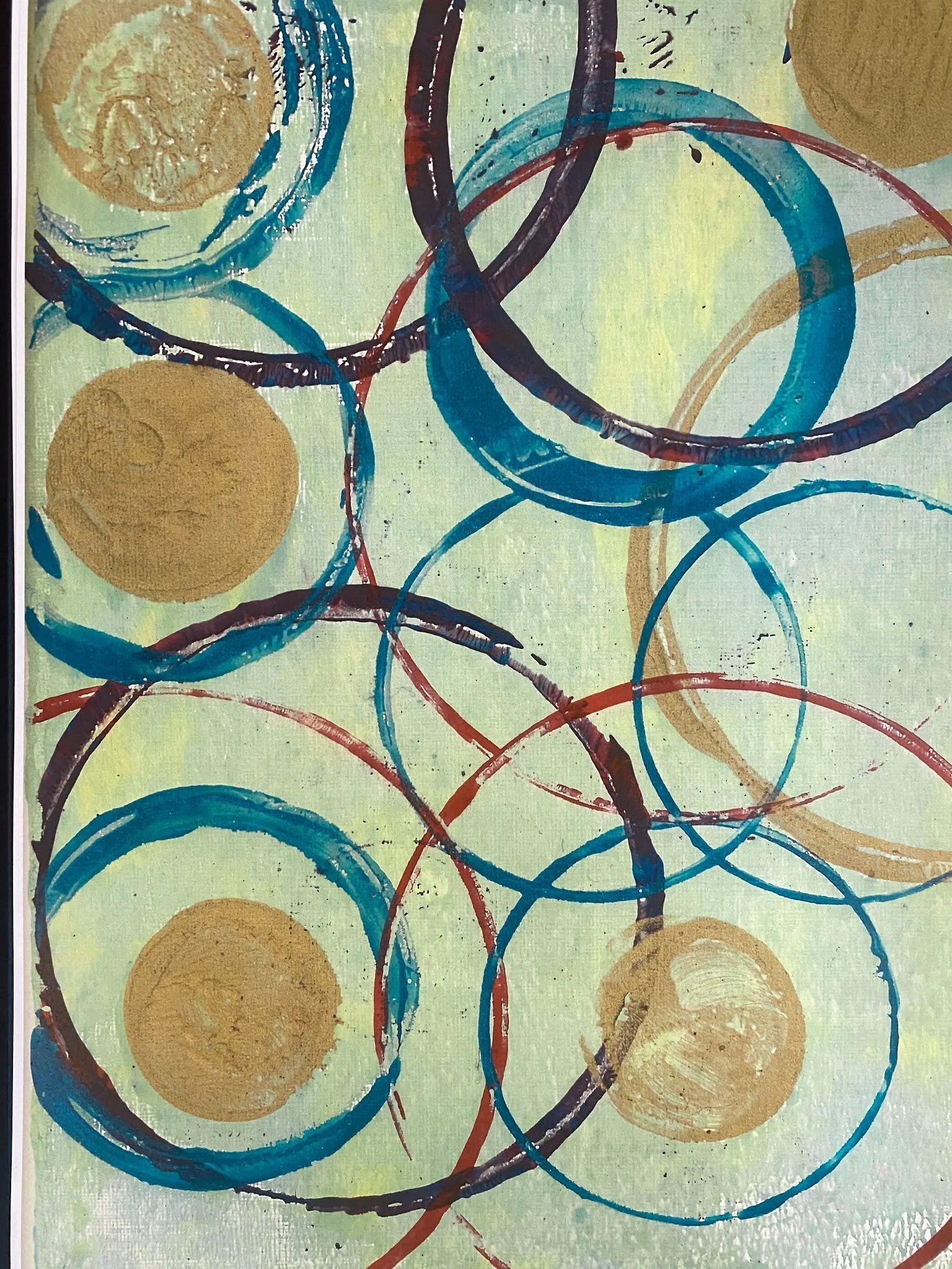 GELLI PRINT: OLYMPIC GOLD    © 2024 A. SANCHEZ