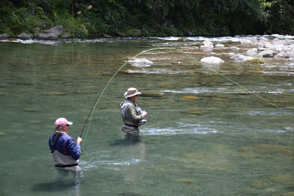 Fly fishing, Tongariro Lodge