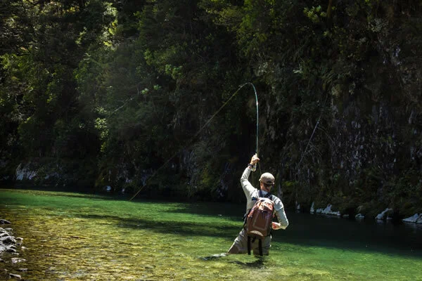 Fly fishing, Tongariro Lodge
