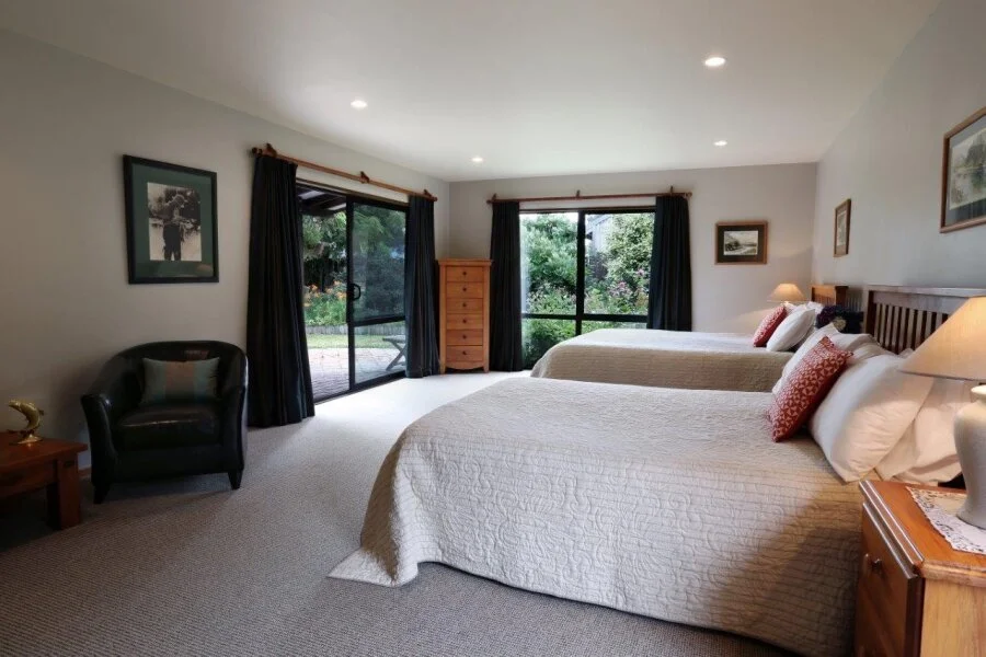 Lodge room, Riverview Lodge, NZ