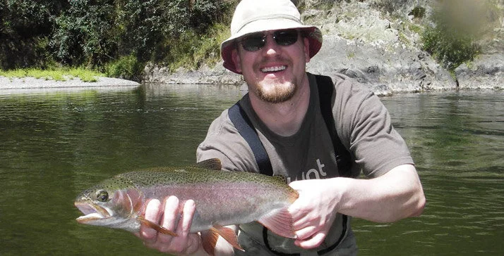 Fly fishing, Wildwood Lodge, NZ