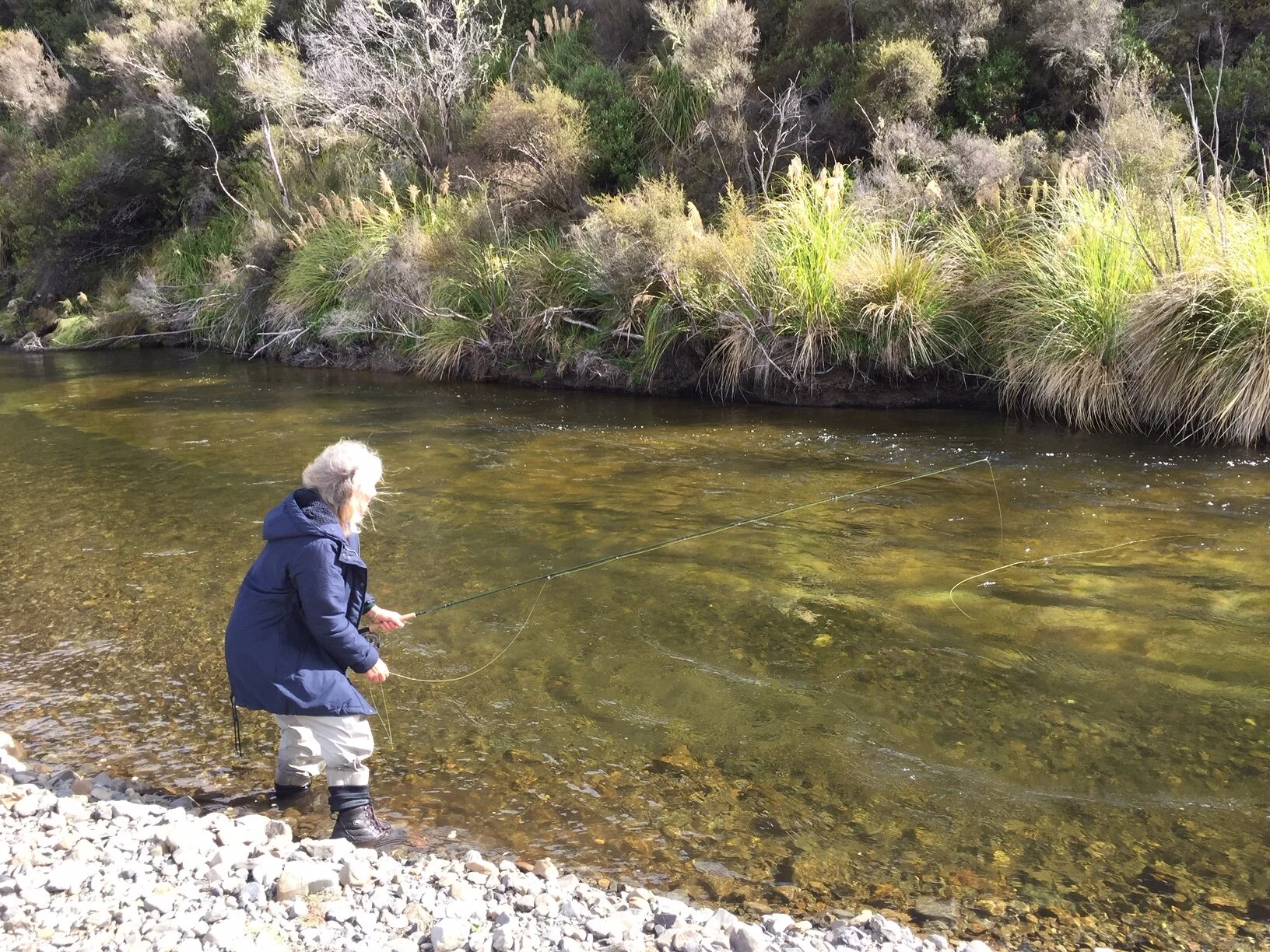 Learning to Fly Fish at Poronui