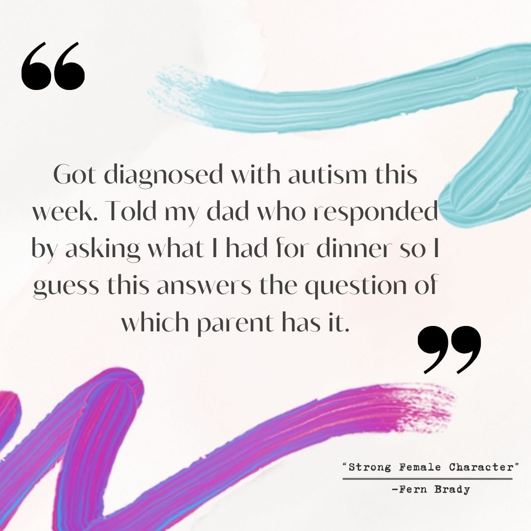 This book will make you laugh and cry...and laugh again.  Just read it.  Thanks @fernfrombathgate

#actuallyautistic #autisticcomedian #funnyandautistic #autismlove #autismrockstar #autistmandhollywood #autismonstage #autism #audhd #autism #fangirl