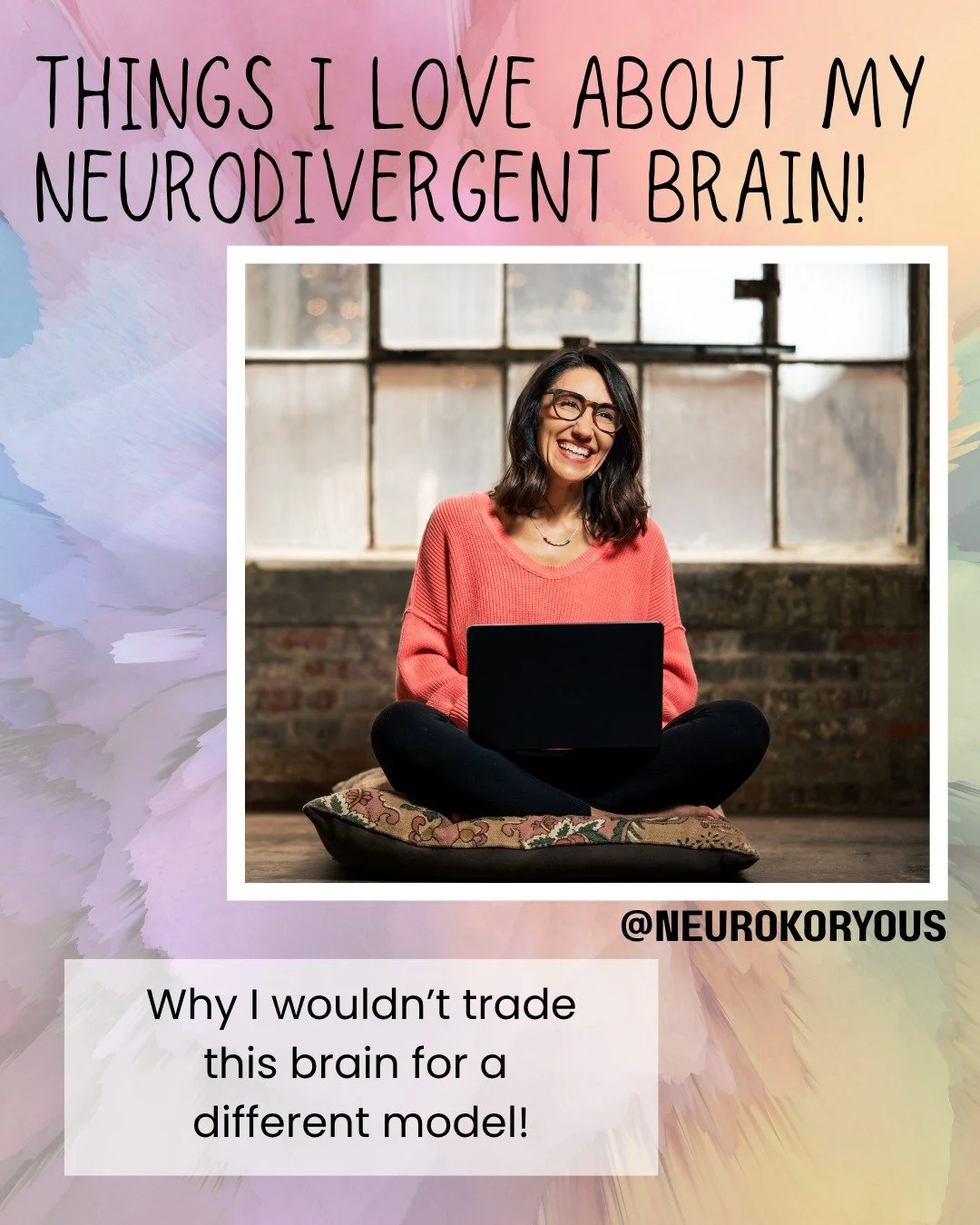 Can we talk about what's actually AMAZING about neurodivergent brains?

Because I'm tired of the deficit narrative. I'm tired of the &quot;struggles&quot; being the only story.

Yes, my brain works differently. And you know what? I love it.

I love t