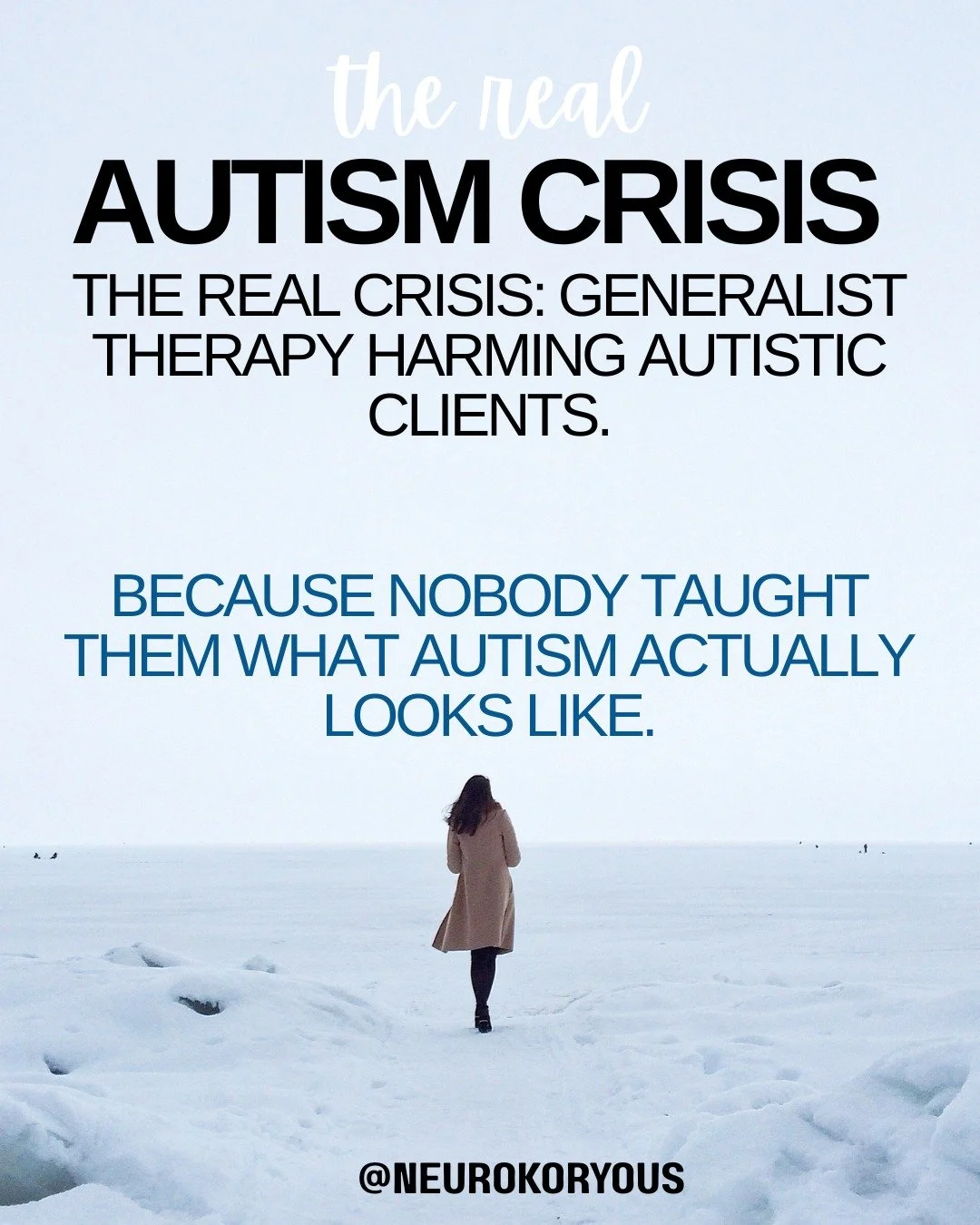 Every time someone panics about &quot;rising autism rates&quot; or clutches their pearls about &quot;overdiagnosis,&quot; I want to scream.  You're looking at the wrong crisis!

The REAL autism crisis isn't that more people are getting diagnosed.
It'