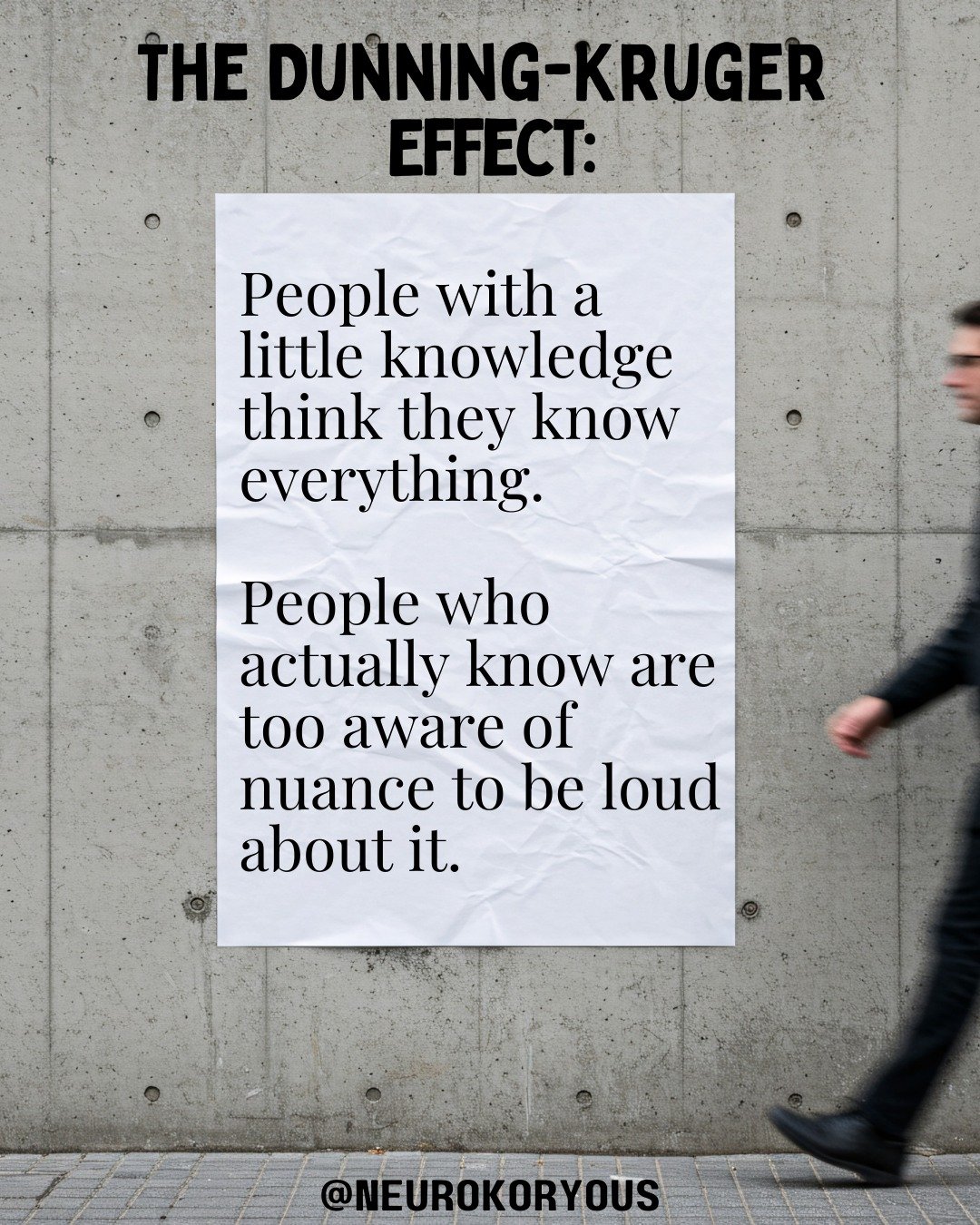 The Dunning-Kruger effect is alive and well in autism spaces.

You know what's wild? The people with the least knowledge about autism are often the most confident in their opinions. And the people with lived experience, clinical training, AND years o