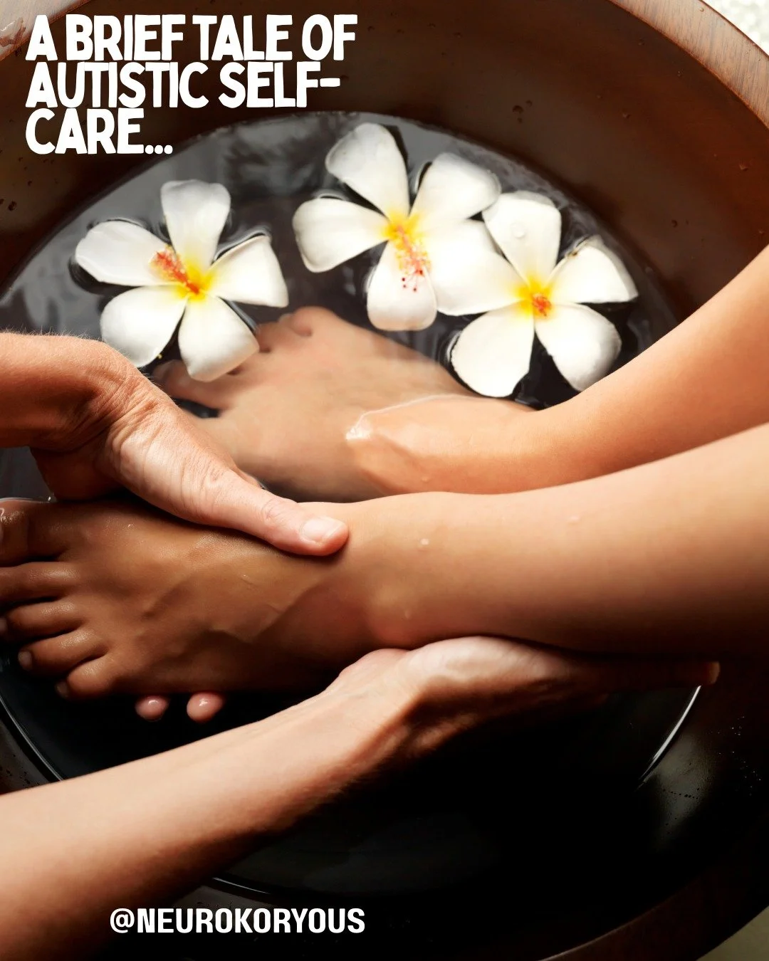 Wellness culture keeps telling us that self-care looks like spa days, pedicures, massages, and treating ourselves to new experiences.

For autistic people, those activities are often sensory hell disguised as relaxation.

Sitting still for extended p