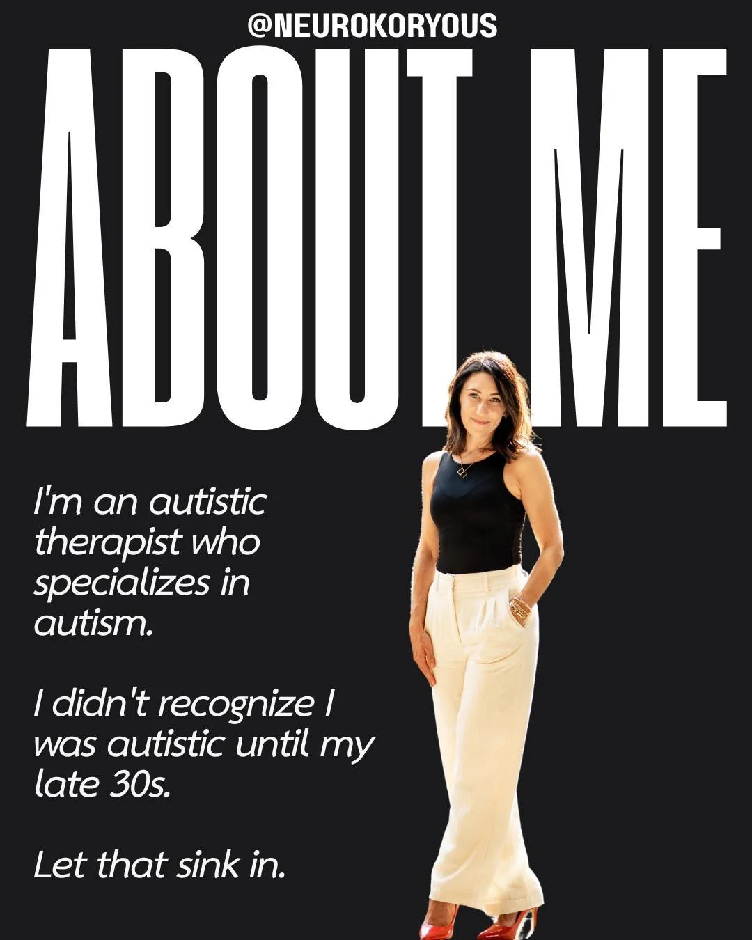 When people ask why I'm so passionate about training other clinicians on autism in adults, this is why.

I am the product of a broken system. An autistic person who became an autism specialist and still didn't recognize my own autism because I was ta