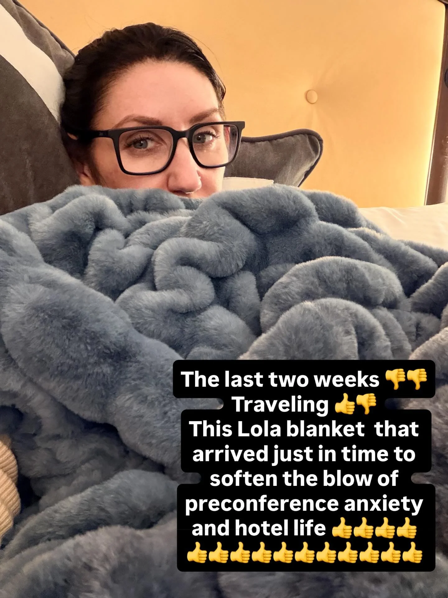 It&rsquo;s conference week!  I&rsquo;m in DC for one of the best weeks of the whole year.  My brain is so happy and excited&hellip;. and my body is&hellip;.so unbelievably autistic when I travel. 

&bull;The room is totally different than last year. 