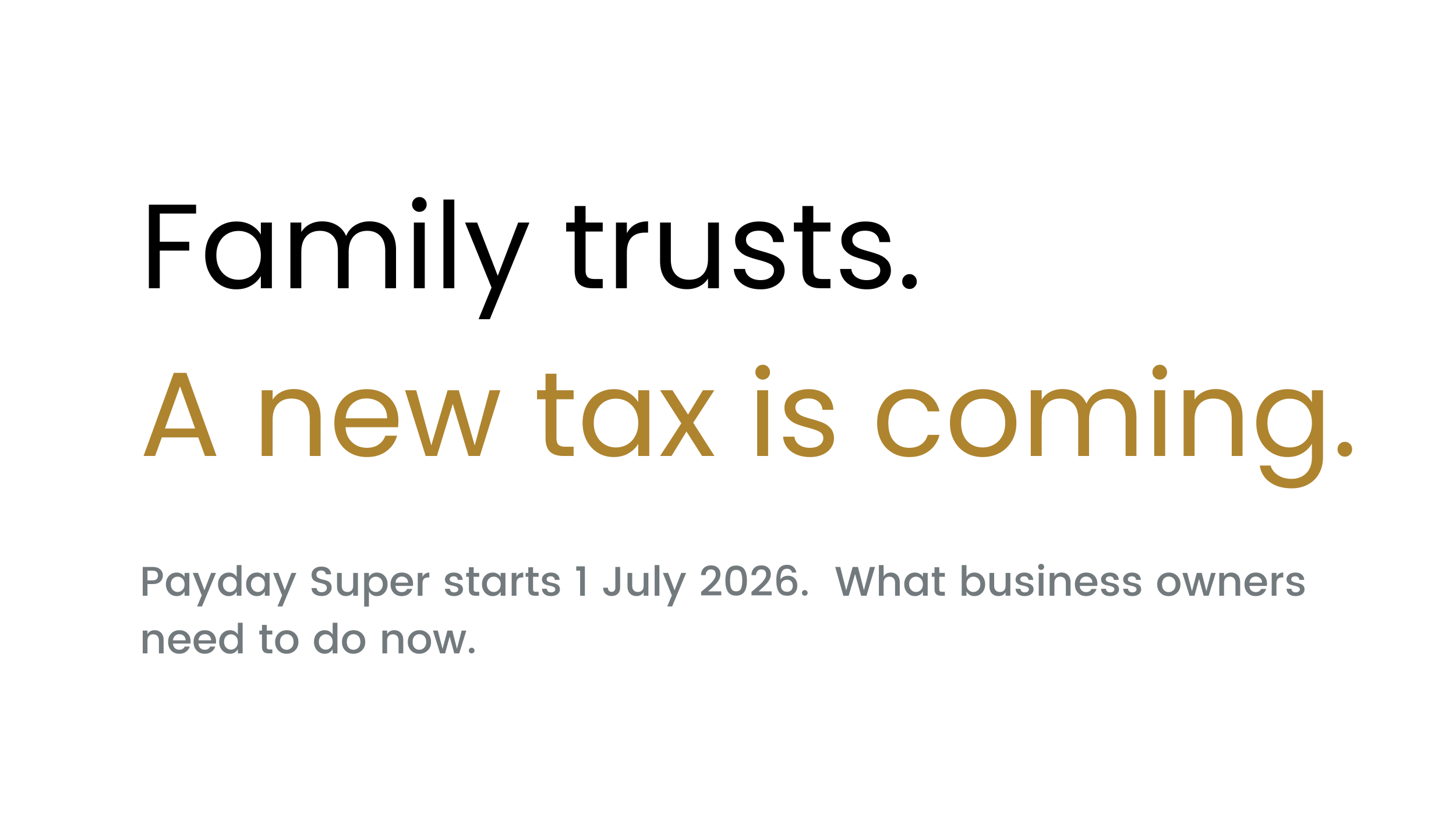 Budget 2026: What Family Trust Holders Need to Know About the Proposed 30% Minimum Tax