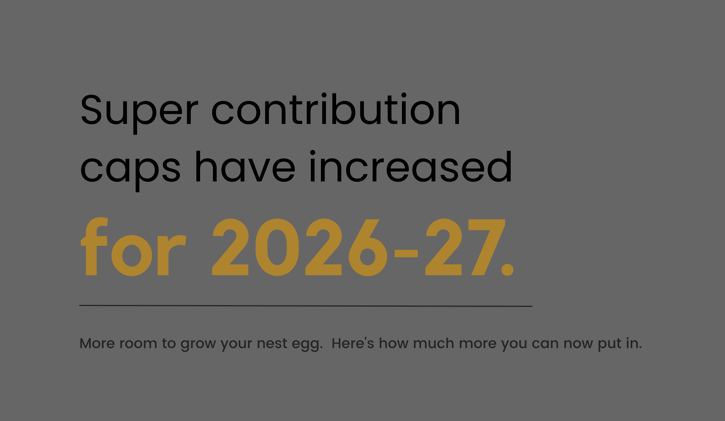Super Caps Have Increased.&nbsp; Here's How Much You Can Contribute This Year