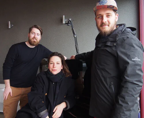 Dan Sheehan, Reuben Lewis and Emily Bennett