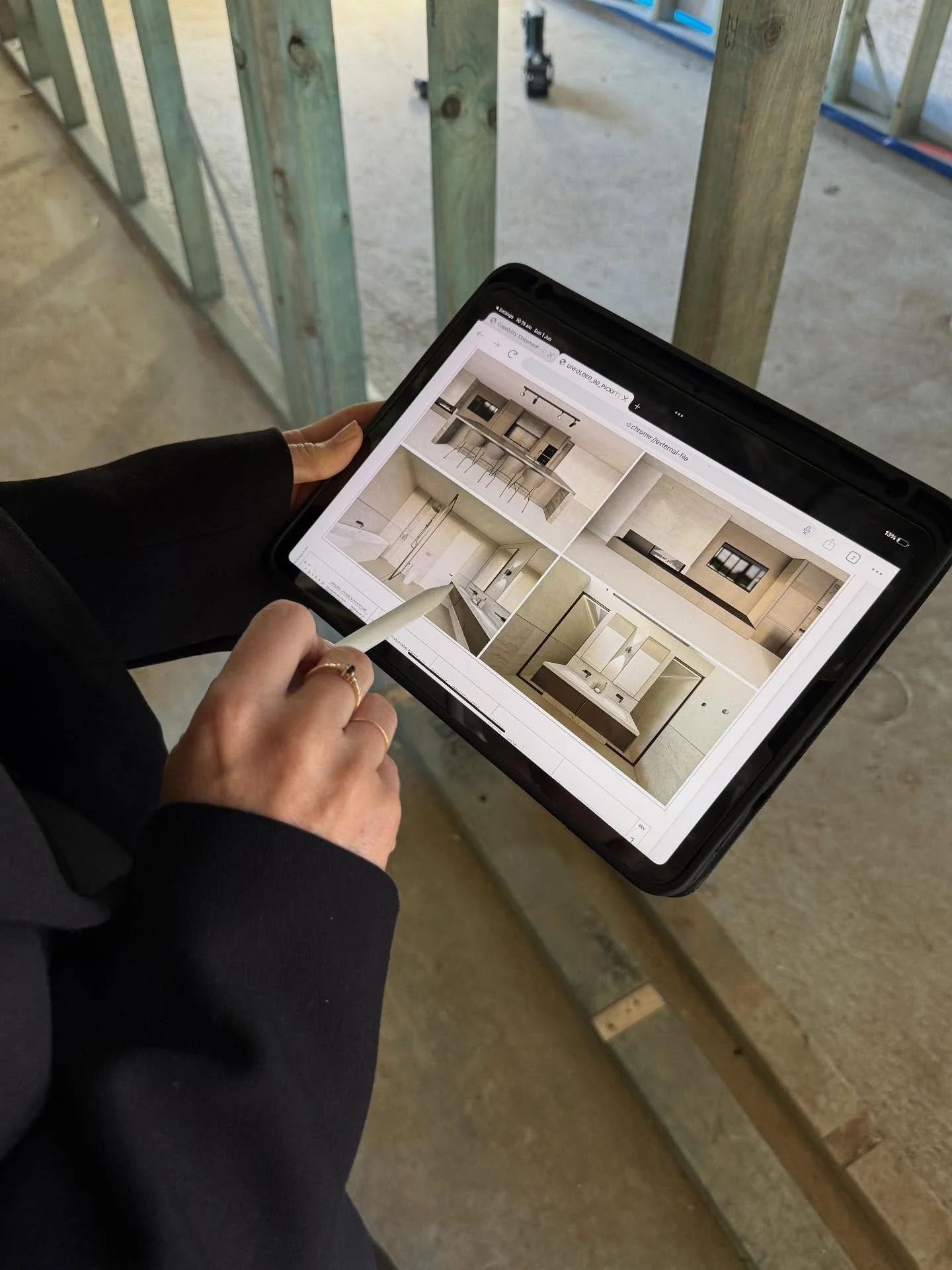 Behind every beautiful space is a whole lot of double-checking!

At this early stage of construction, we&rsquo;re on-site reviewing measurements, proportions, and finishes to make sure everything aligns with our design intent and documentation - layi