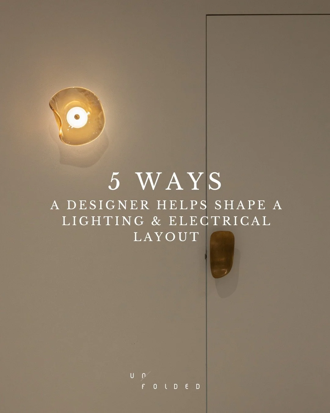 A detail that can be overlooked when building or renovating a home: your electrical layout.

Lighting shouldn't be an afterthought, but designed alongside architecture, joinery and how you actually move through a space.

Here are 5 ways an interior d