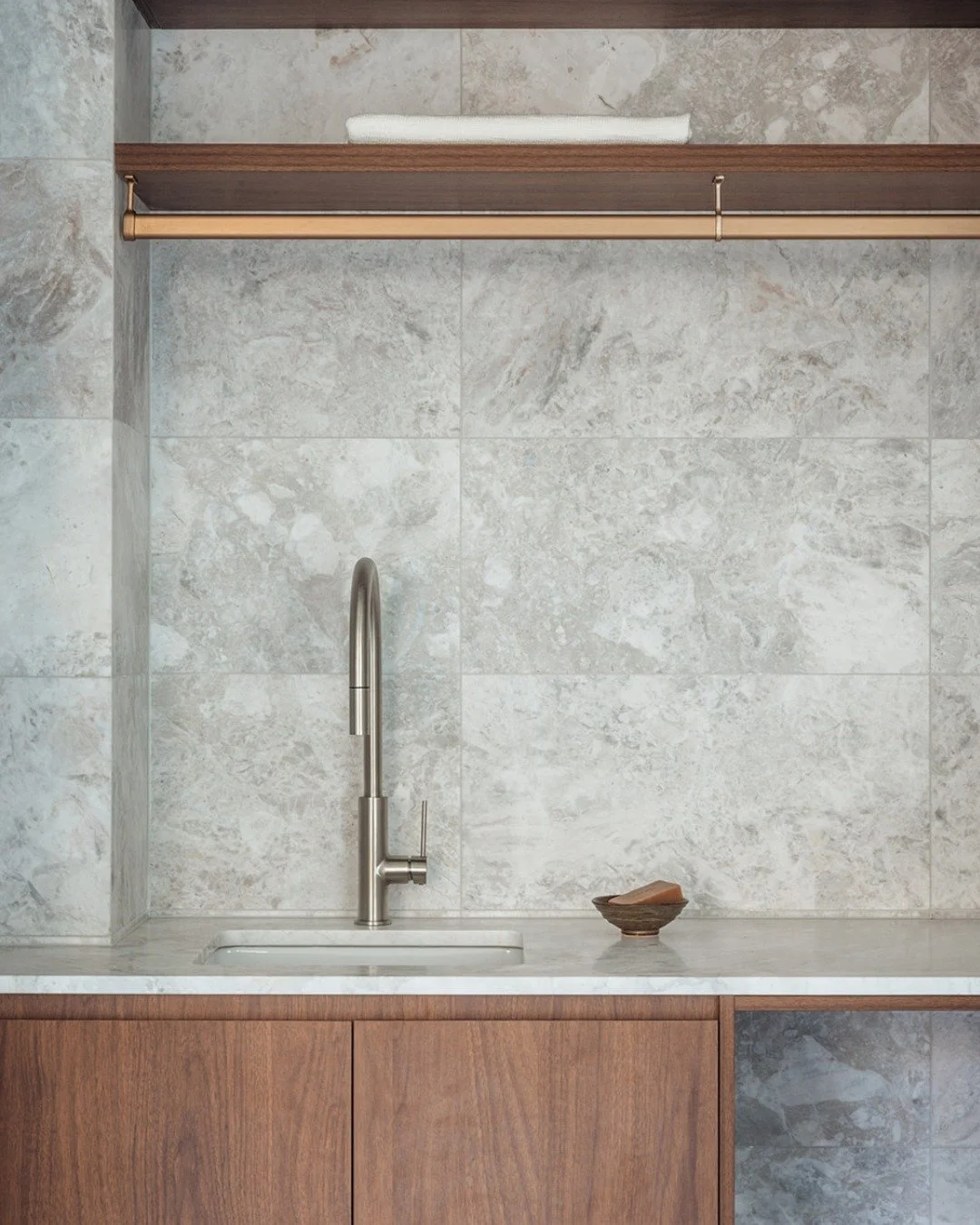 Unveiling the laundry at Ettalong Beach.

Designed with the same intention as the rest of the home, this space balances durability with warmth - custom joinery, considered storage and materials selected to support function, while still feeling elevat