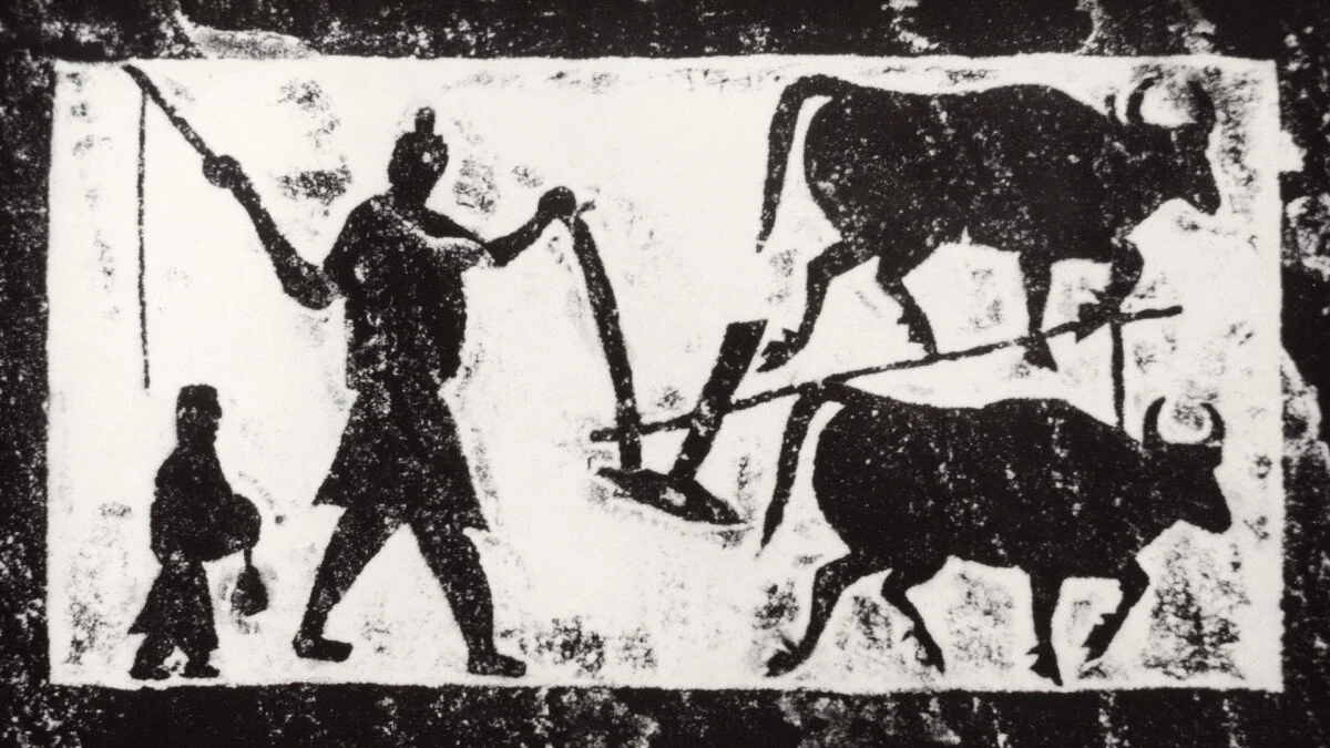 Plowing In Ancient China
