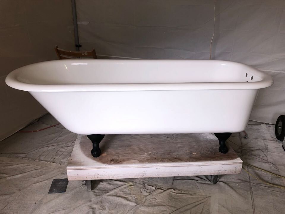 Red Antique Clawfoot Tub Sink, Kohler Antique Clawfoot Bathtubs