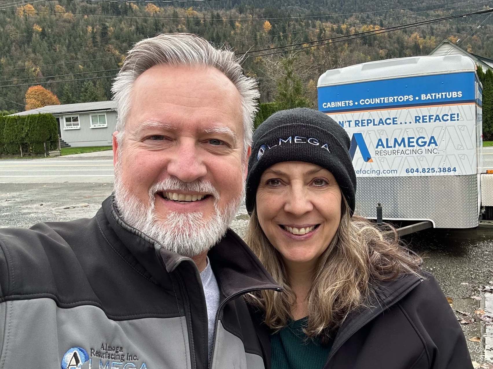 Brad & Theresa Jackson, husband & wife team behind Almega Resurfacing