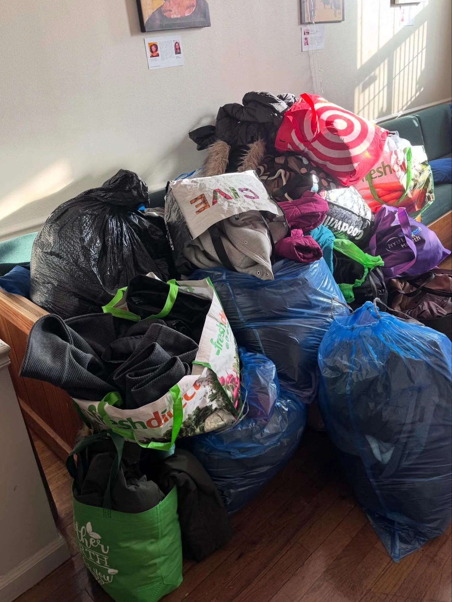 Thank you to all that donated! We estimate to have collected around 100 coats this year which we just dropped off and sorted for @chips4thave ! With the temperatures dropping, it&rsquo;s important we do what we can to keep our community warm. Thank y