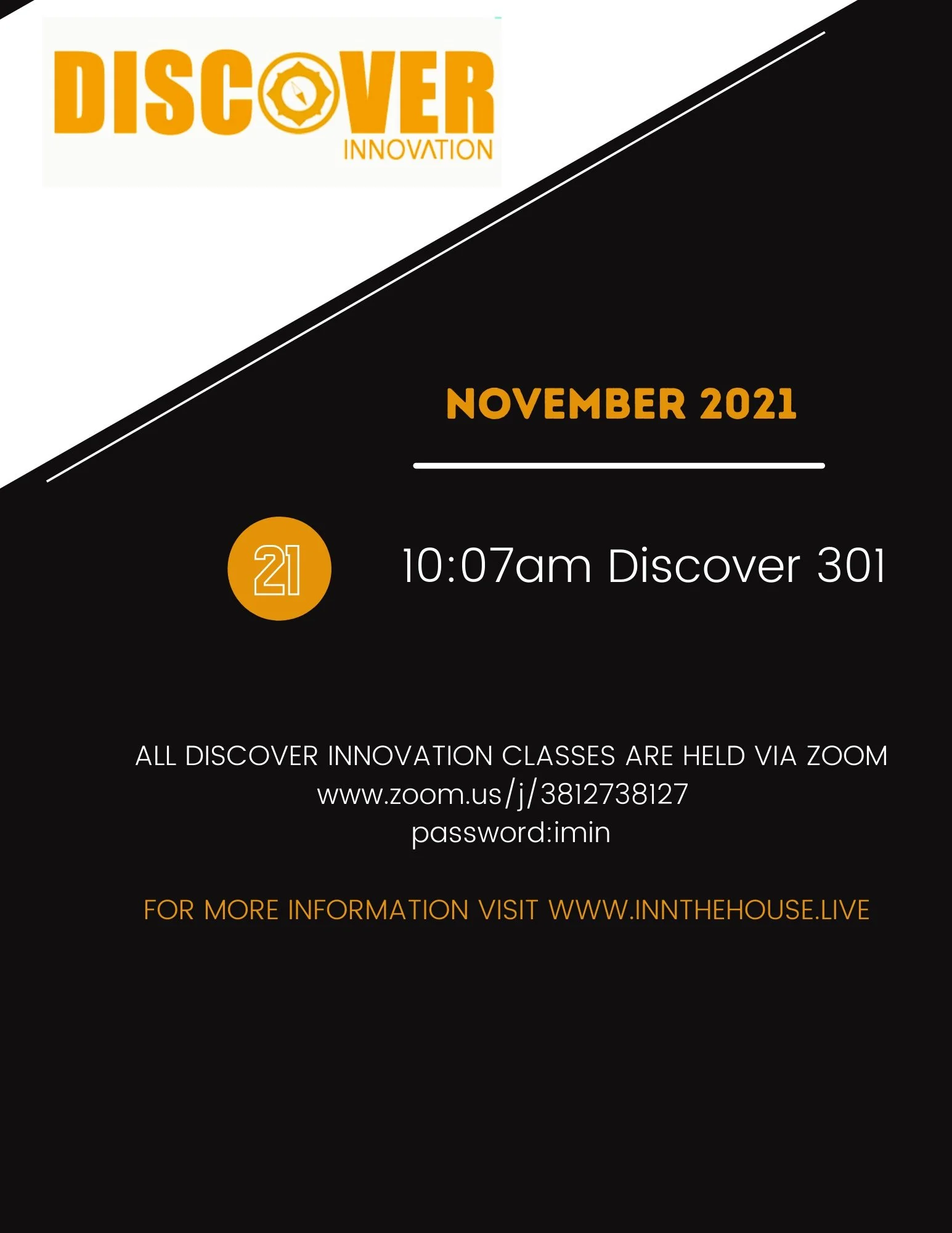 Discover Innovation Class 301