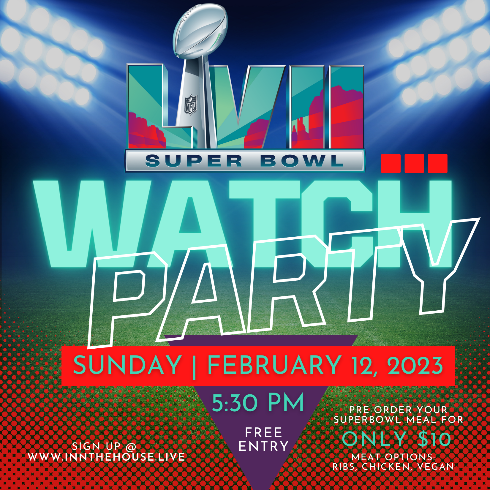 WATCH PARTY MEAL SELECTION