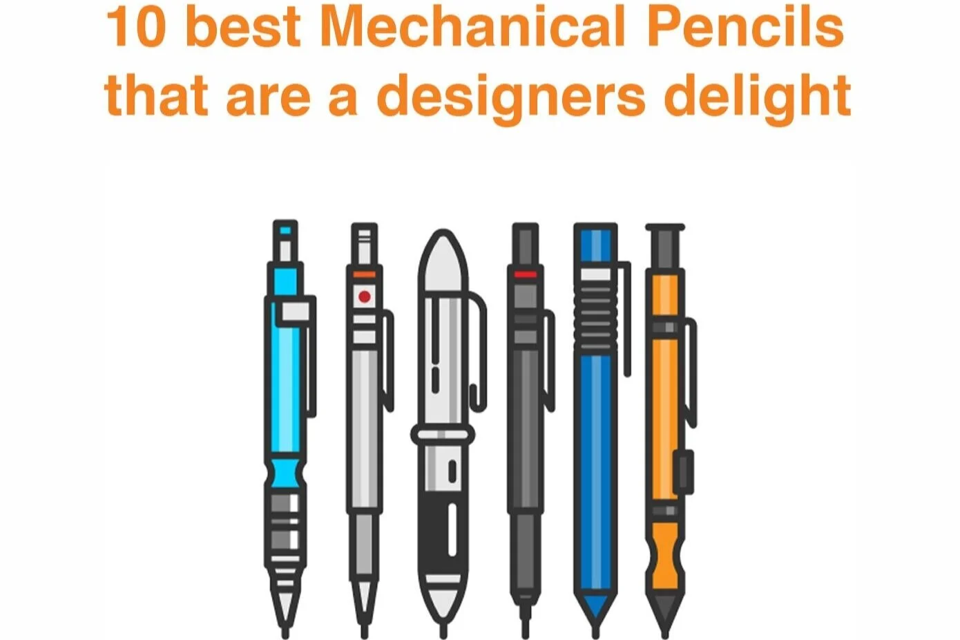 10 best Mechanical Pencils that are a designer's delight
