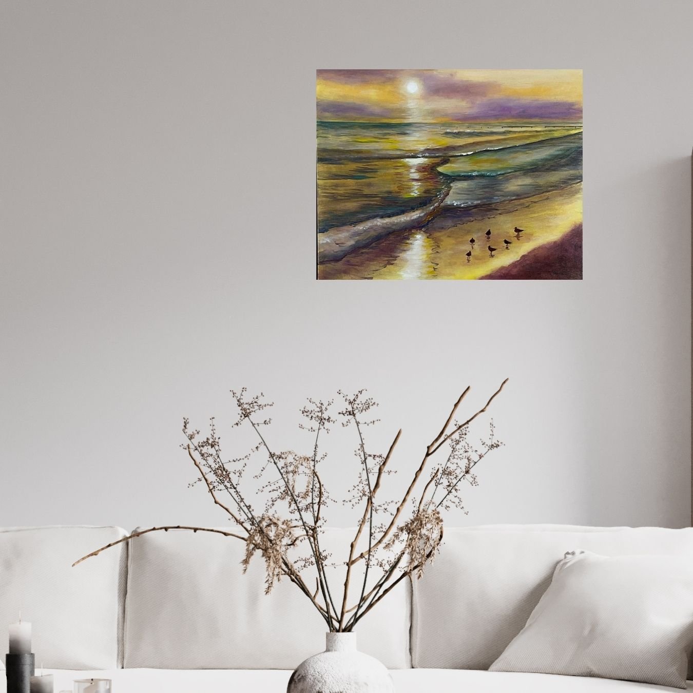 Sunset beach - acrylic on canvas- marion nelson 5.jpg