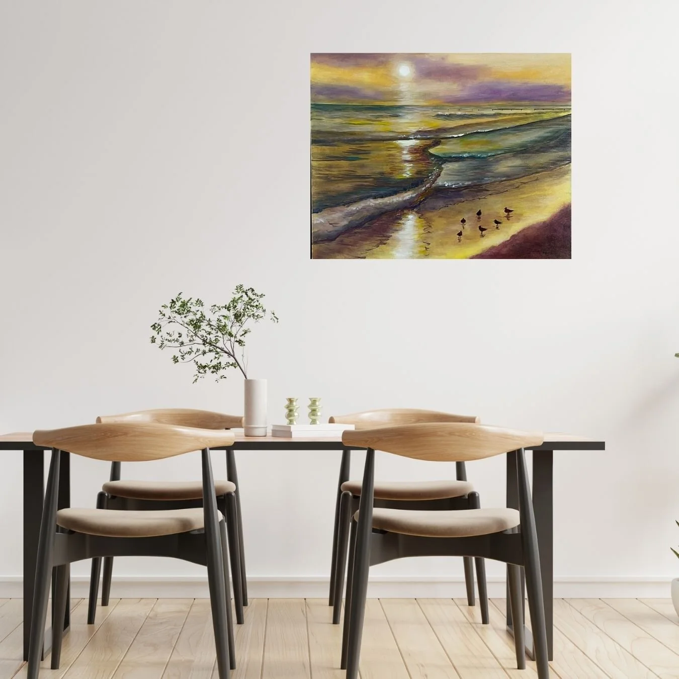 Sunset beach - acrylic on canvas- marion nelson 1.jpg