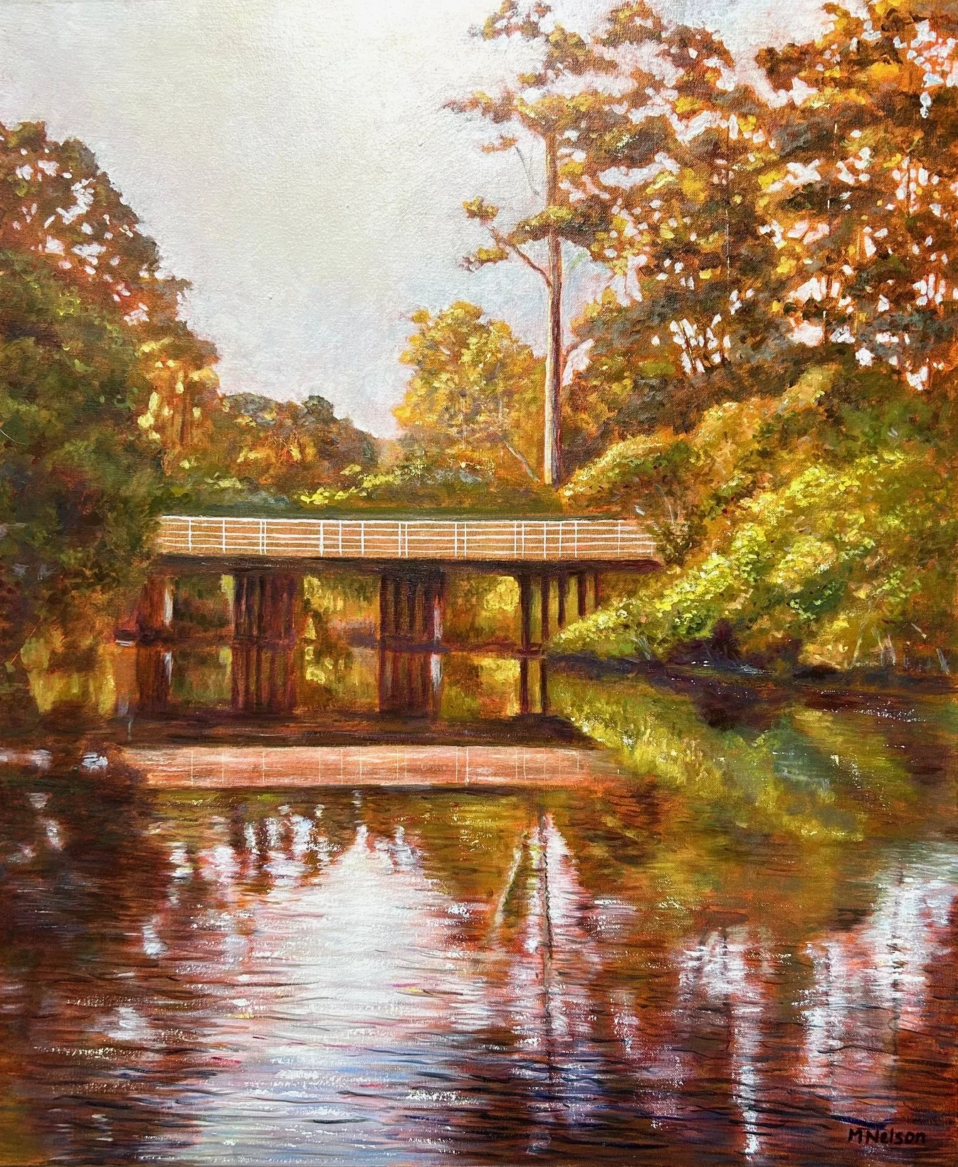 Reflections on the way home - acrylic - marion nelson.jpeg