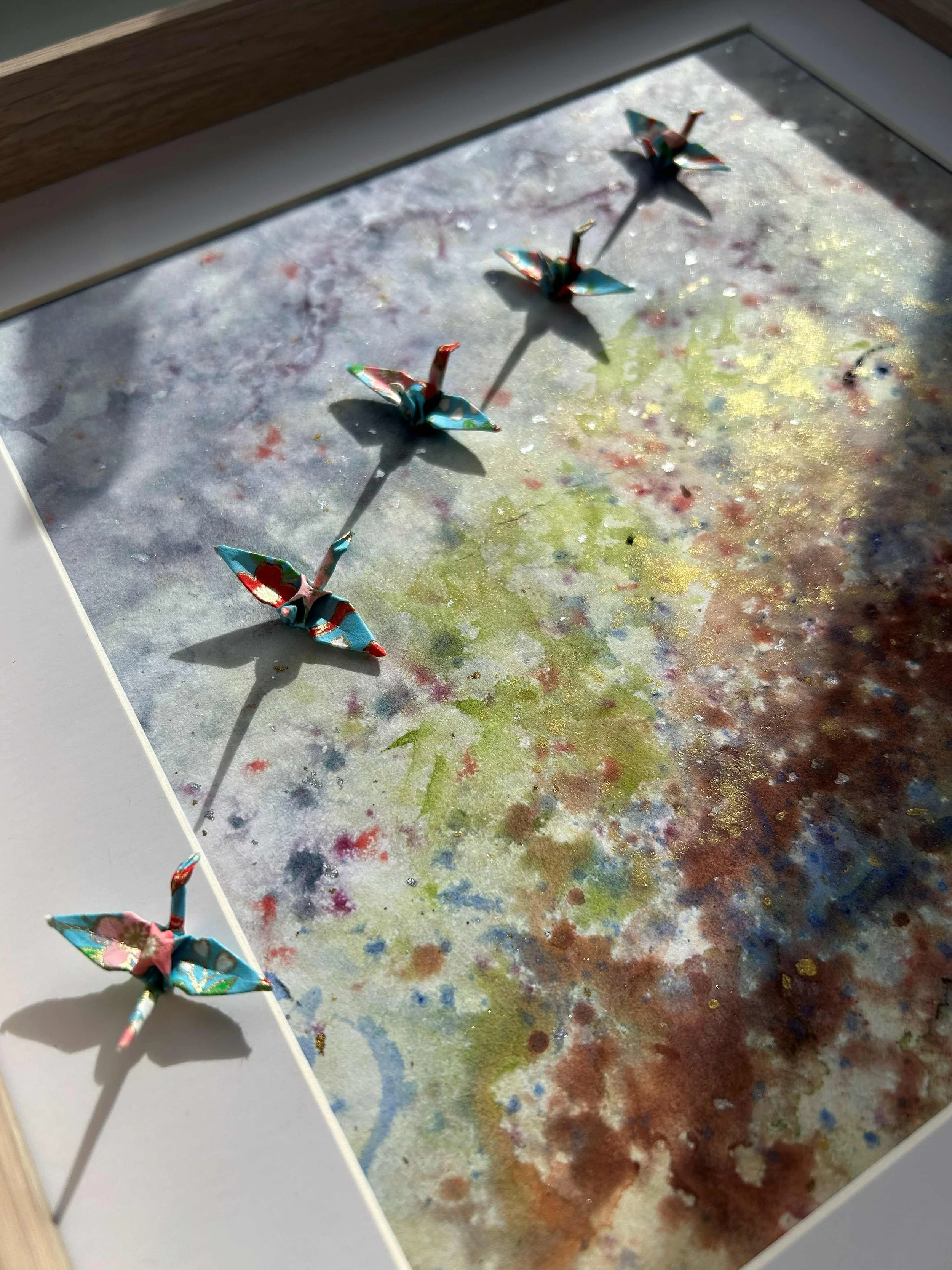 above ancient land - watercolour cranes - marion nelson 1.jpg