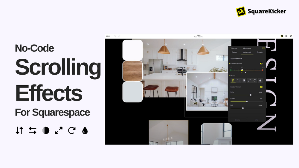 How to Add Scrolling Animation to Squarespace - Squarespace  Plugin &  Extension
