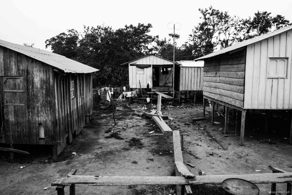 Village in the Darien Gap