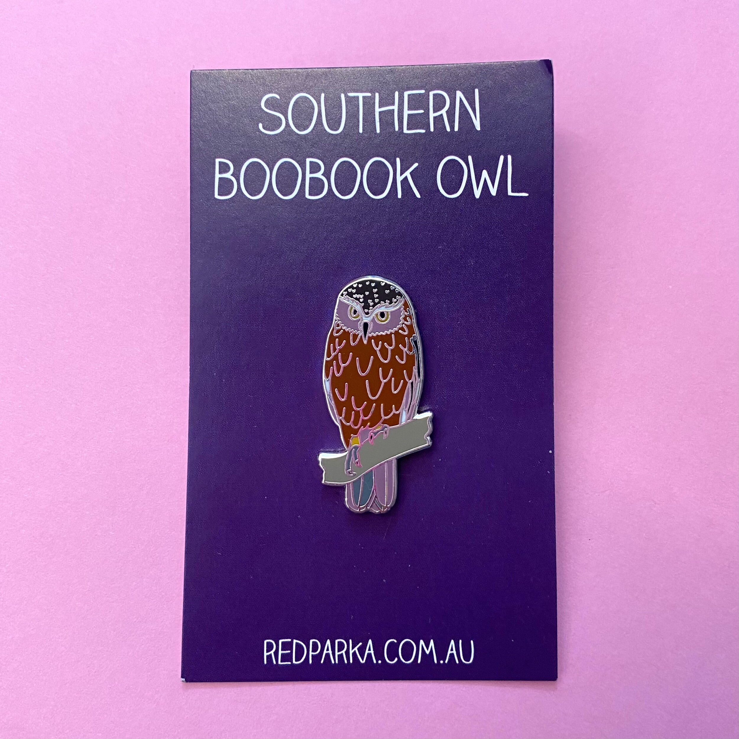 Southern Boobook Owl Pin