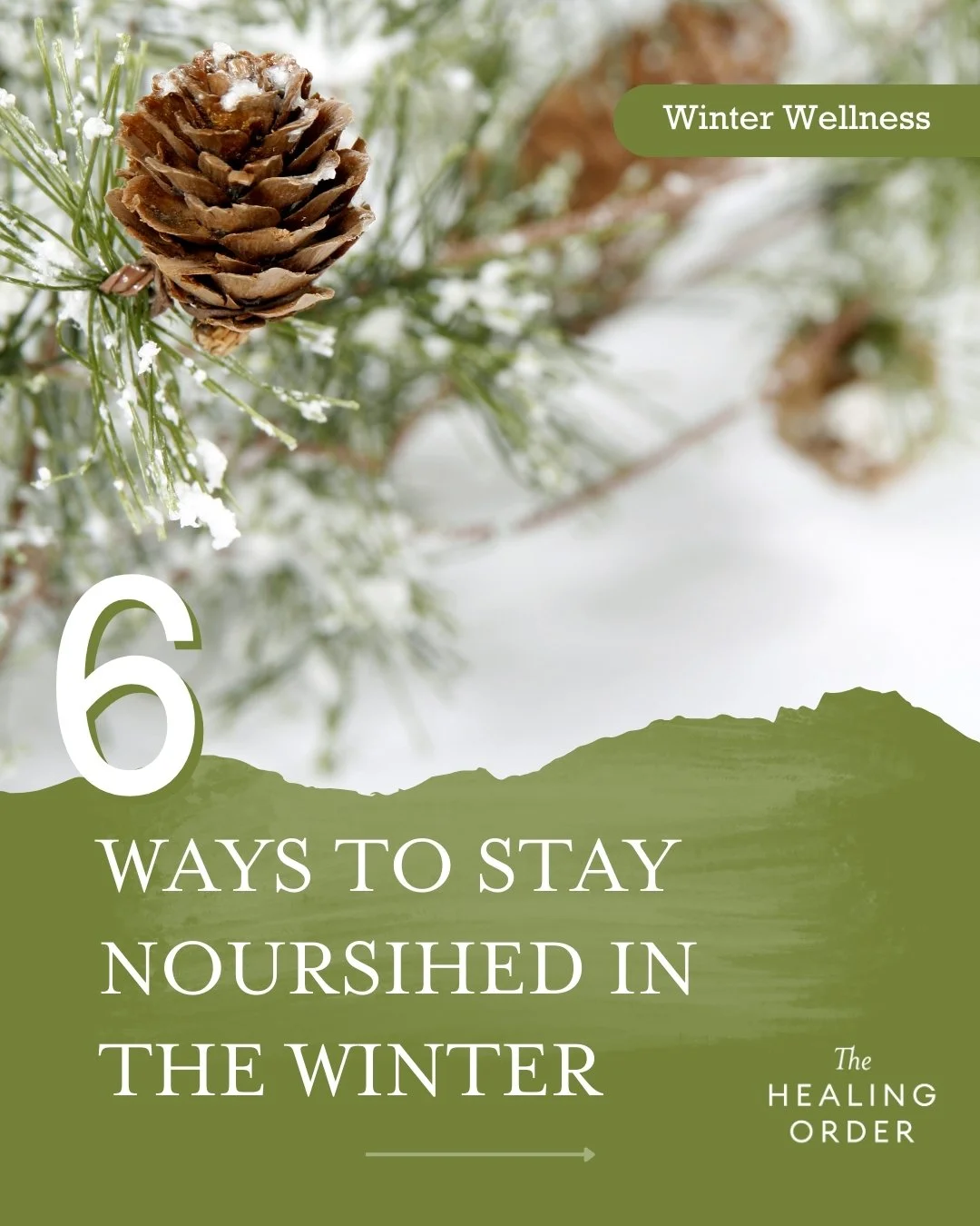 Winter is the season of deep nourishment. 💤
Lean into warmth, rest, and rituals that strengthen your inner reserves. Think warming foods, herbal teas, gentle movement, sunlight when you can find it, and intentional moments of stillness.
A little ext