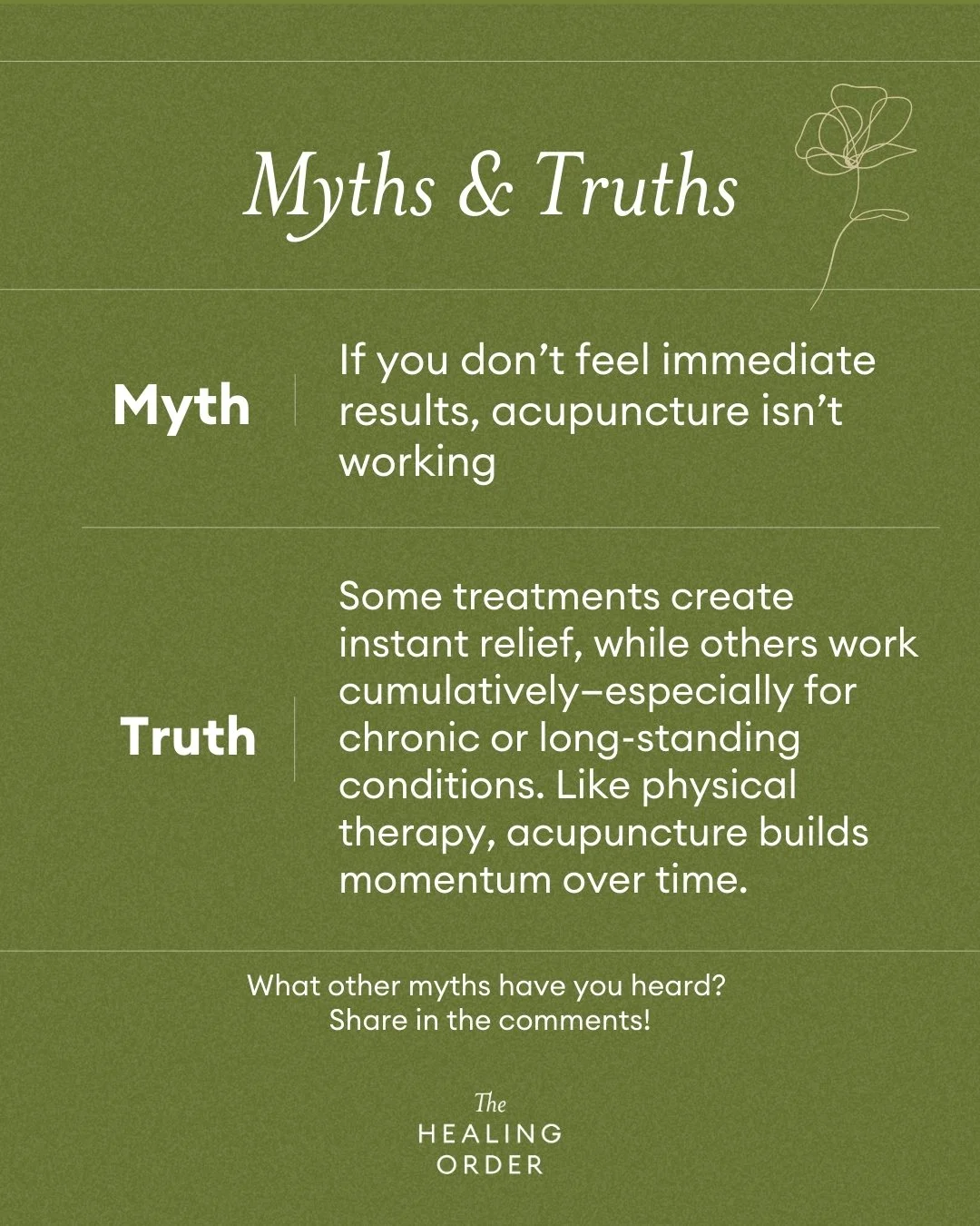 Healing doesn&rsquo;t always happen overnight.

Some acupuncture treatments bring immediate relief. Others work gradually, especially for chronic or complex conditions.
With consistency, the body begins to regulate and restore itself.

Progress can l