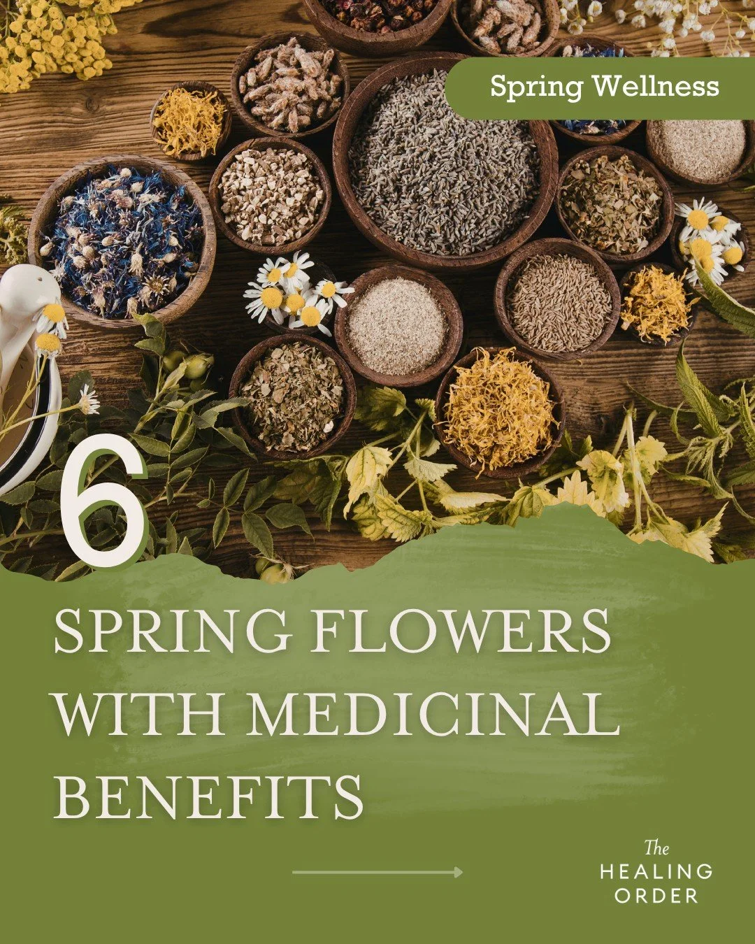 As the world begins to bloom, many flowers have long been valued in herbal traditions for the unique qualities they offer. 🌸🌼
