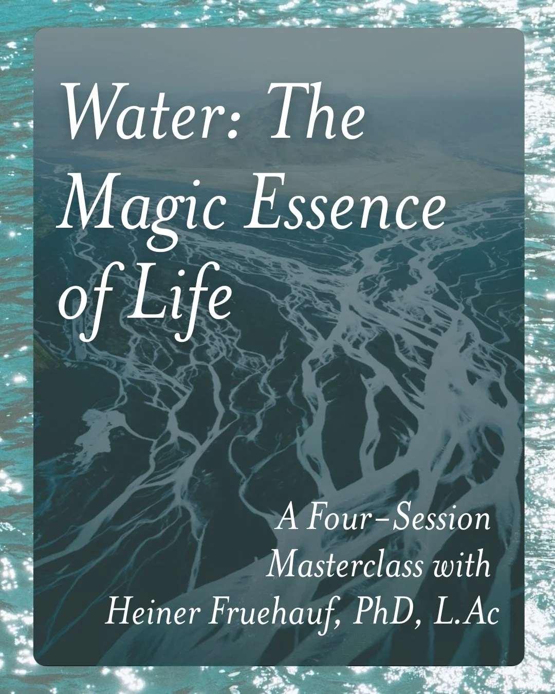 🌊NEW Master Class with Heiner Fruehauf - "Water: The Essence of Life" 🌊

At the end of last year Dr. Fruehauf taught a webinar in Chinese all about the jing essence and water to hundreds of Chinese Medicine practitioners, students and ent